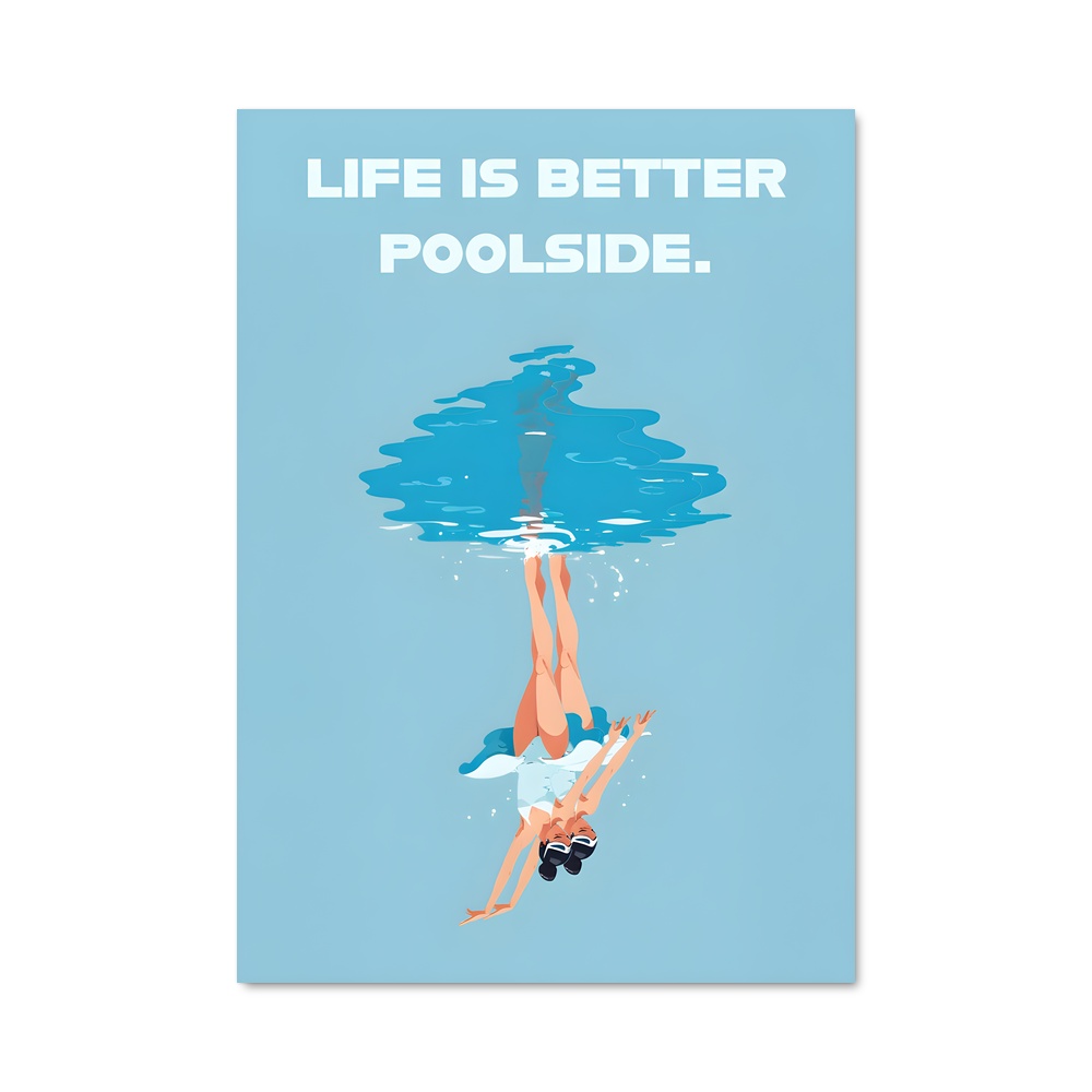 Poster Synchronized de swimming